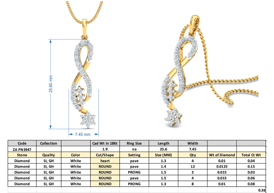 3D Jewelry Files Set Model 3DM 3947