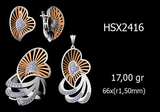 3D Jewelry Files Set Model 3DM STL 03=P ER R=103