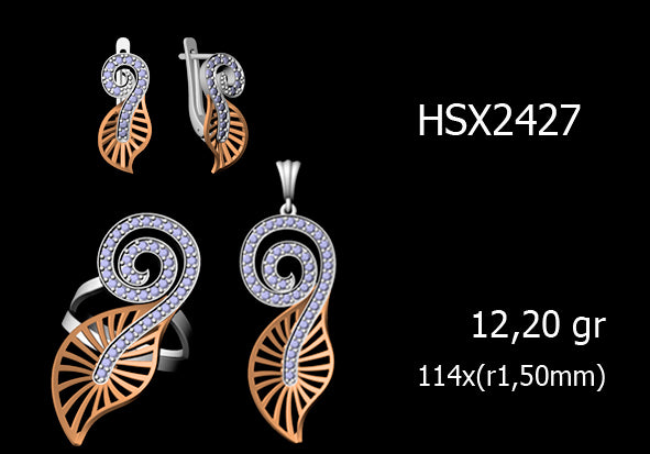 3D Jewelry Files Set Model 3DM STL 03=P ER R=109