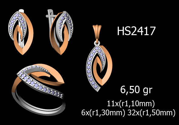 3D Jewelry Files Set Model 3DM STL 03=P ER R=16