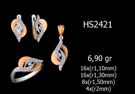 3D Jewelry Files Set Model 3DM STL 03=P ER R=17