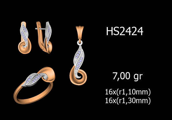 3D Jewelry Files Set Model 3DM STL 03=P ER R=19