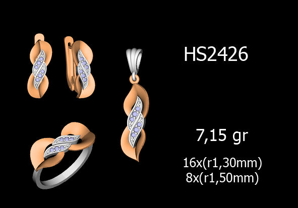 3D Jewelry Files Set Model 3DM STL 03=P ER R=21