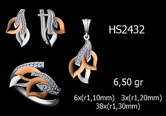 3D Jewelry Files Set Model 3DM STL 03=P ER R=23