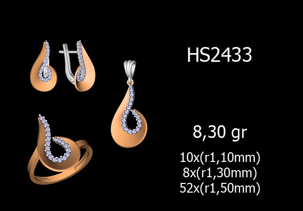 3D Jewelry Files Set Model 3DM STL 03=P ER R=24