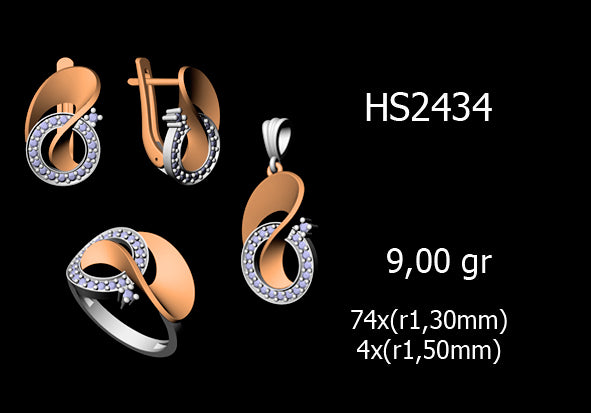 3D Jewelry Files Set Model 3DM STL 03=P ER R=25