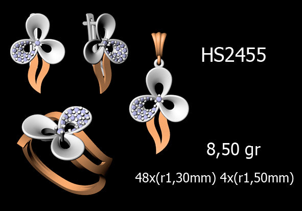 3D Jewelry Files Set Model 3DM STL 03=P ER R=39