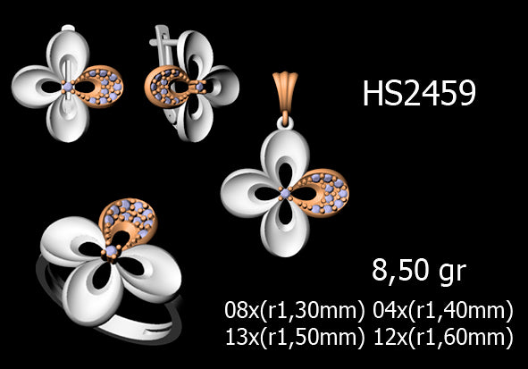 3D Jewelry Files Set Model 3DM STL 03=P ER R=41