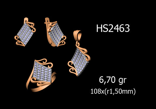 3D Jewelry Files Set Model 3DM STL 03=P ER R=44