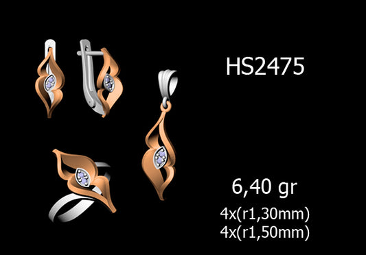 3D Jewelry Files Set Model 3DM STL 03=P ER R=51