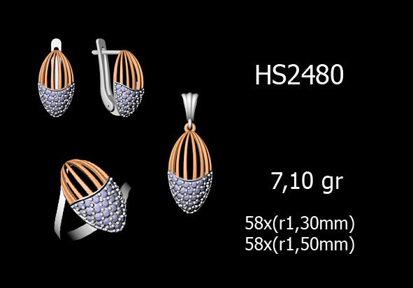 3D Jewelry Files Set Model 3DM STL 03=P ER R=54