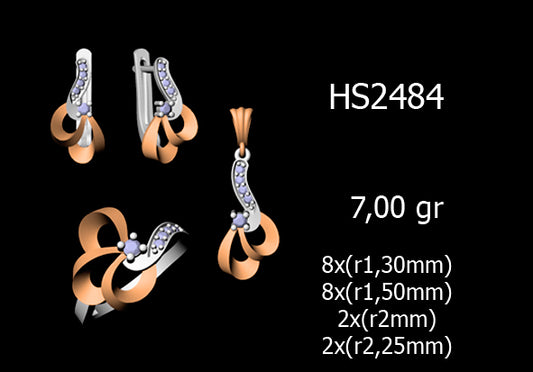 3D Jewelry Files Set Model 3DM STL 03=P ER R=56