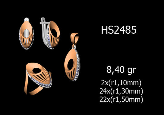 3D Jewelry Files Set Model 3DM STL 03=P ER R=57