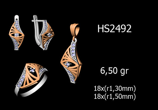 3D Jewelry Files Set Model 3DM STL 03=P ER R=63