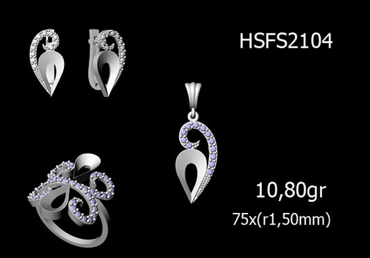 3D Jewelry Files Set Model 3DM STL 03=P ER R=70