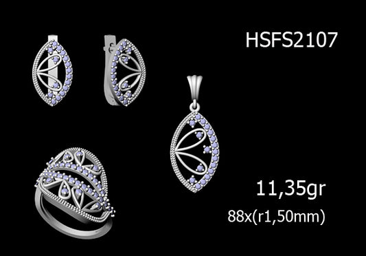 3D Jewelry Files Set Model 3DM STL 03=P ER R=71