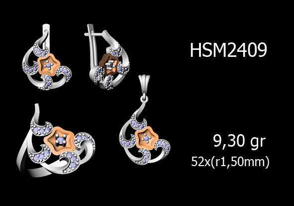 3D Jewelry Files Set Model 3DM STL 03=P ER R=87