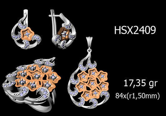 3D Jewelry Files Set Model 3DM STL 03=P ER R=99