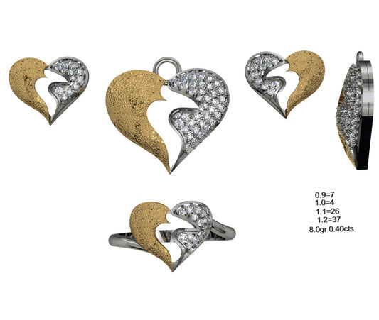 3D Jewelry Files Set Model 3DM STL 04=P ER R=01