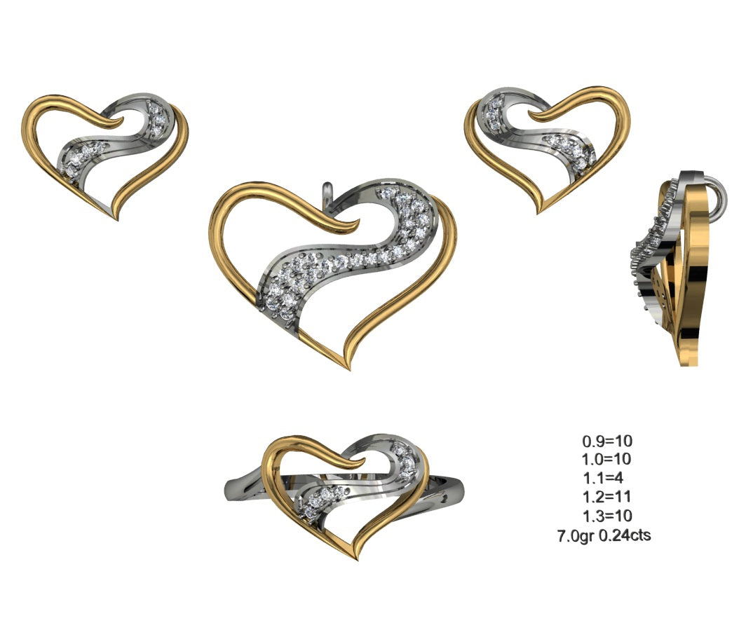 3D Jewelry Files Set Model 3DM STL 04=P ER R=02