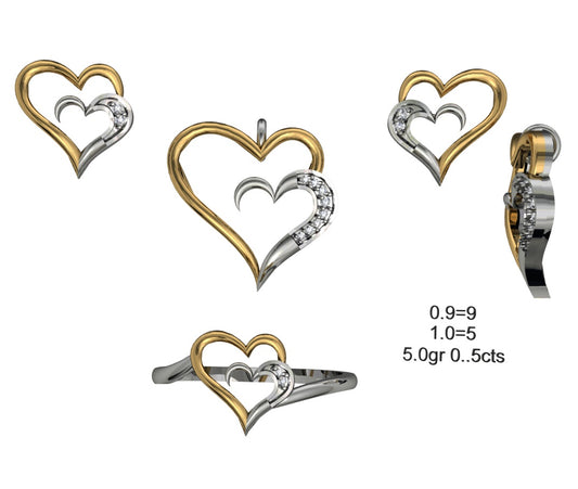 3D Jewelry Files Set Model 3DM STL 04=P ER R=04