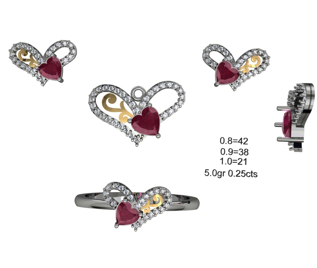 3D Jewelry Files Set Model 3DM STL 04=P ER R=103