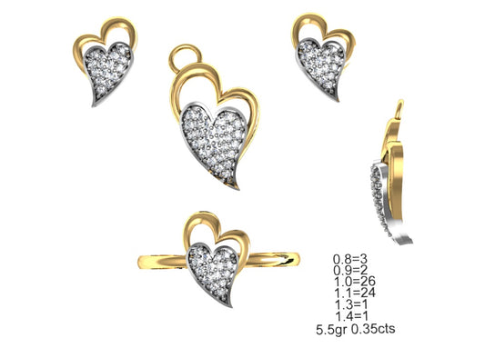 3D Jewelry Files Set Model 3DM STL 04=P ER R=113