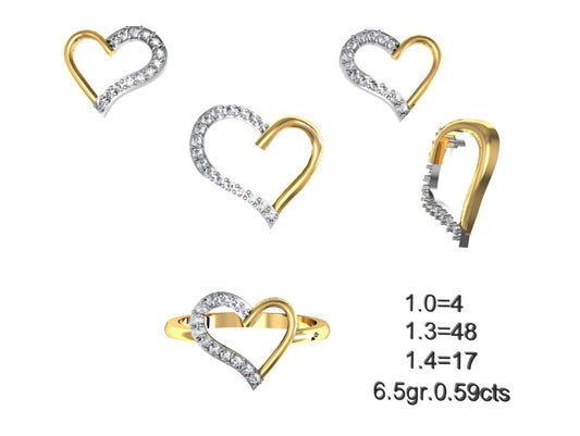 3D Jewelry Files Set Model 3DM STL 04=P ER R=117