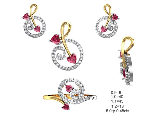 3D Jewelry Files Set Model 3DM STL 04=P ER R=124