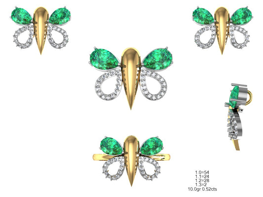 3D Jewelry Files Set Model 3DM STL 04=P ER R=129