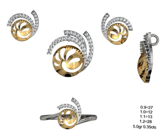 3D Jewelry Files Set Model 3DM STL 04=P ER R=130