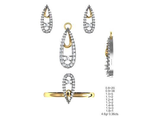 3D Jewelry Files Set Model 3DM STL 04=P ER R=133