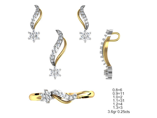 3D Jewelry Files Set Model 3DM STL 04=P ER R=134