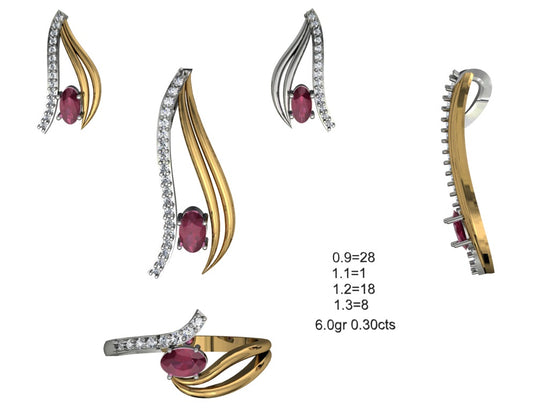 3D Jewelry Files Set Model 3DM STL 04=P ER R=137