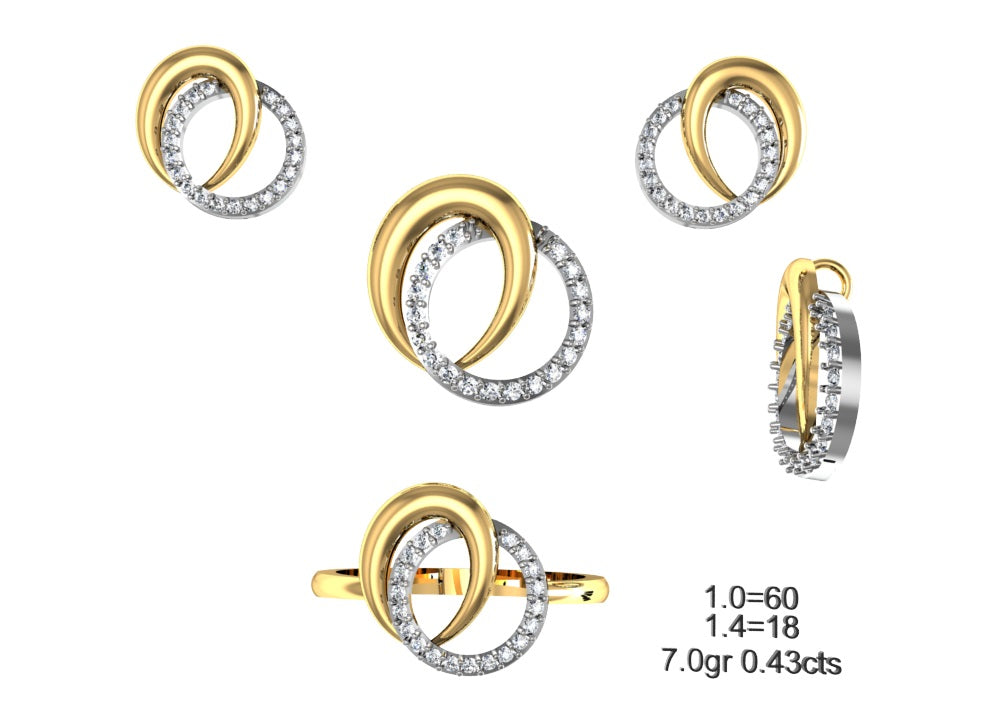 3D Jewelry Files Set Model 3DM STL 04=P ER R=141