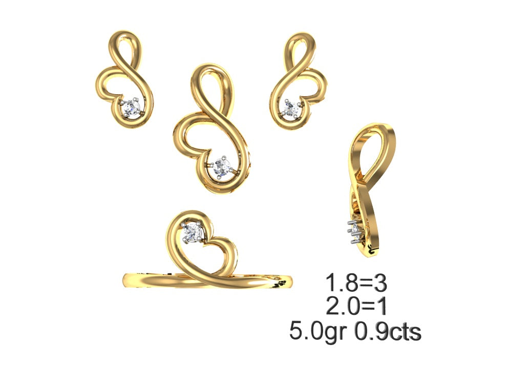 3D Jewelry Files Set Model 3DM STL 04=P ER R=142