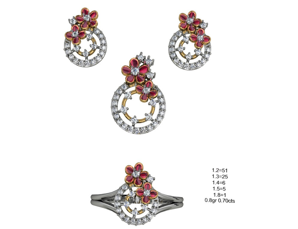 3D Jewelry Files Set Model 3DM STL 04=P ER R=145