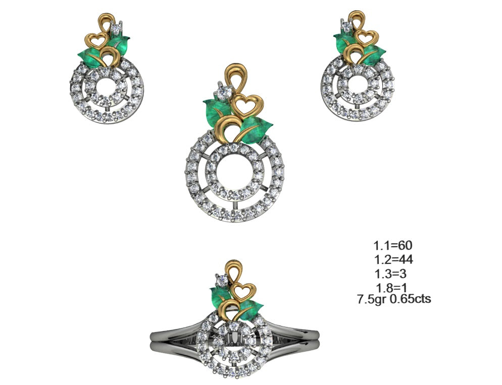 3D Jewelry Files Set Model 3DM STL 04=P ER R=148