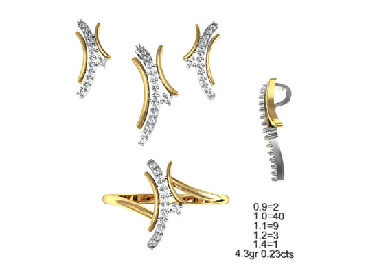 3D Jewelry Files Set Model 3DM STL 04=P ER R=152