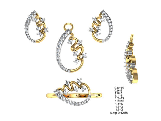 3D Jewelry Files Set Model 3DM STL 04=P ER R=157