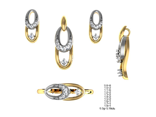 3D Jewelry Files Set Model 3DM STL 04=P ER R=159