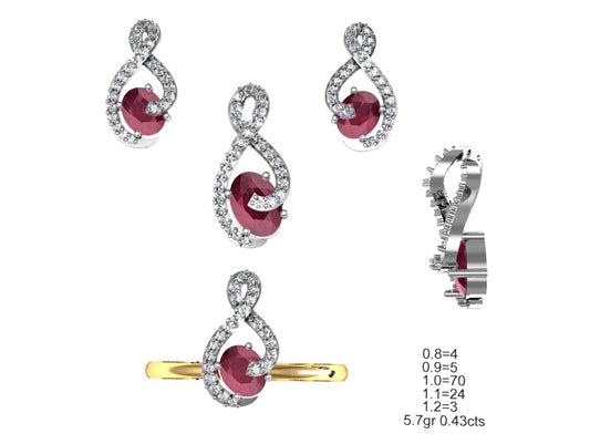 3D Jewelry Files Set Model 3DM STL 04=P ER R=162