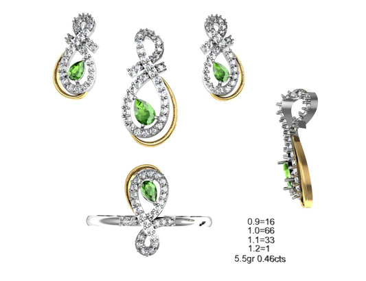 3D Jewelry Files Set Model 3DM STL 04=P ER R=166