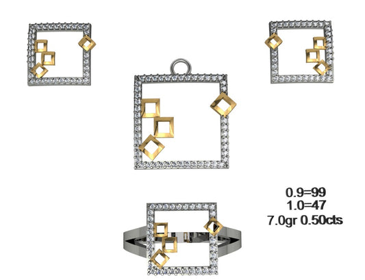 3D Jewelry Files Set Model 3DM STL 04=P ER R=23