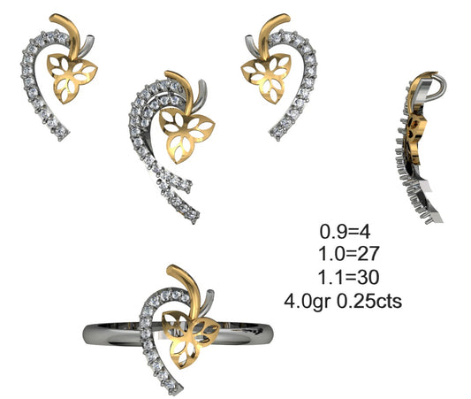 3D Jewelry Files Set Model 3DM STL 04=P ER R=55