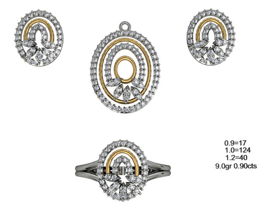 3D Jewelry Files Set Model 3DM STL 04=P ER R=83