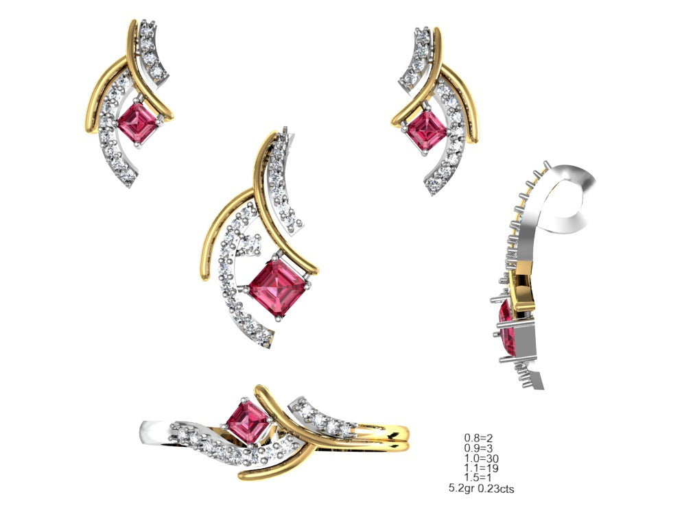 3D Jewelry Files Set Model 3DM STL 04=P ER R=88