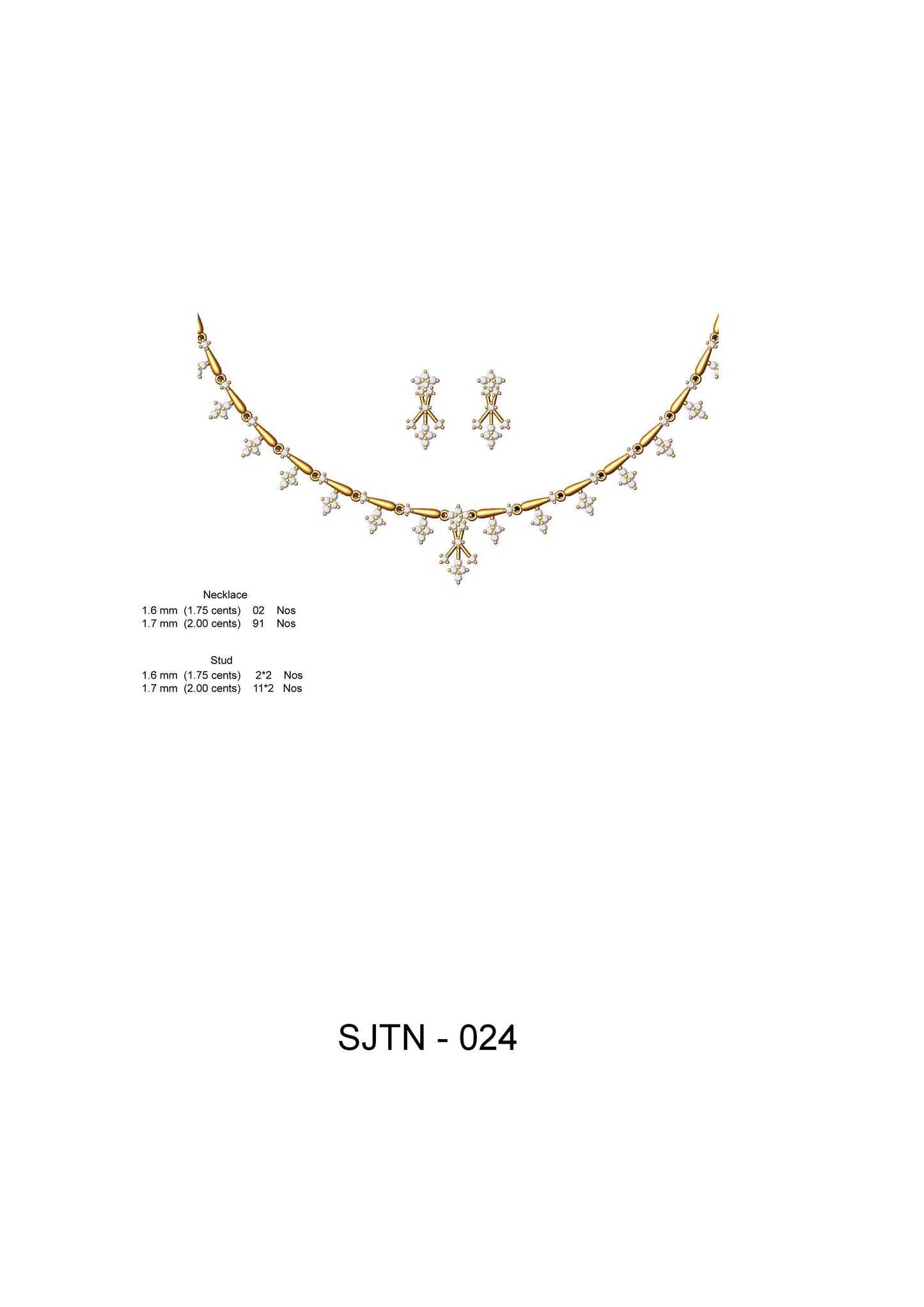 3D Jewelry Files Set Model 3DM STL 05=nk=12