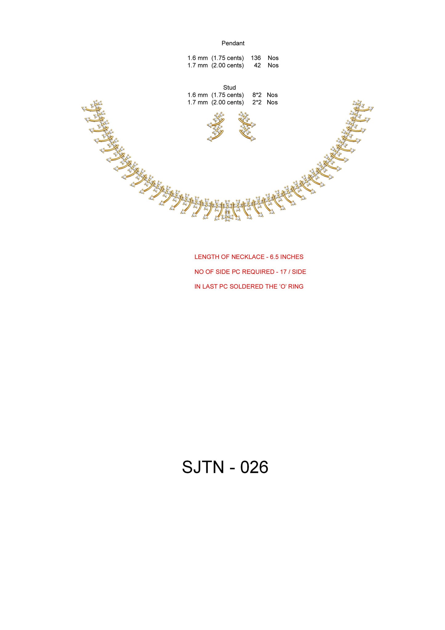 3D Jewelry Files Set Model 3DM STL 05=nk=14