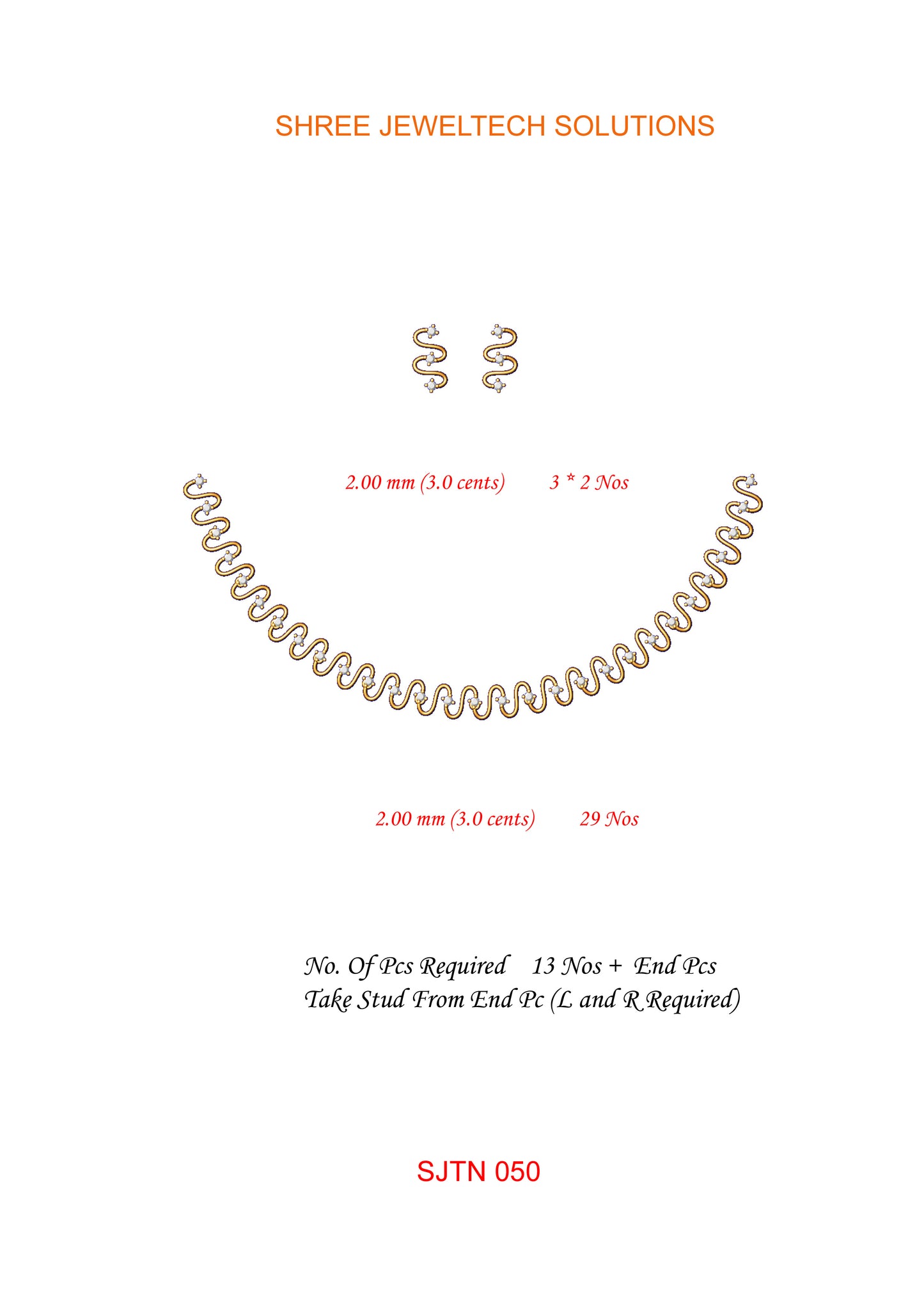 3D Jewelry Files Set Model 3DM STL 05=nk=36